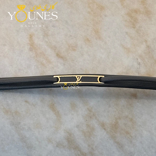 دستبند طلا چرم LV51